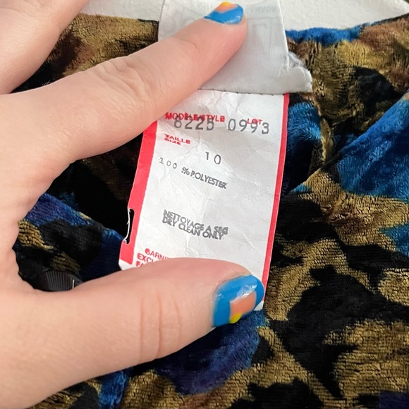 90s velvet top - Picture 4 of 5